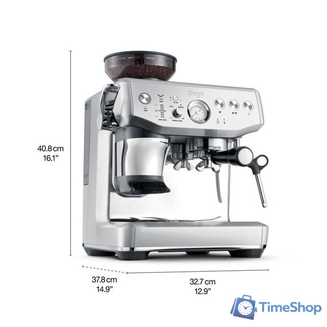 Кофемашина Sage SES876SST - Изображение №2 — Интернет-магазин Time-Shop