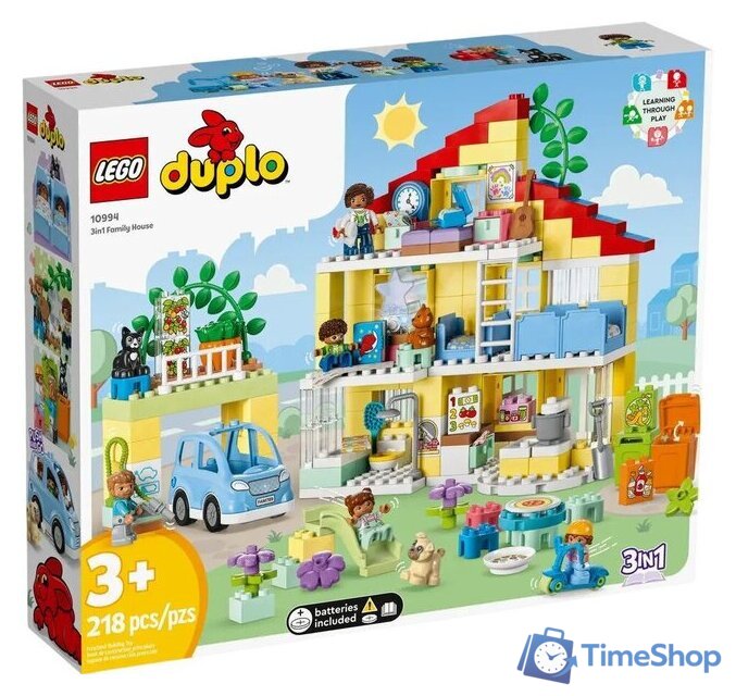 Конструктор LEGO Duplo 10994 Семейный дом 3в1 - Изображение №1 — Интернет-магазин Time-Shop