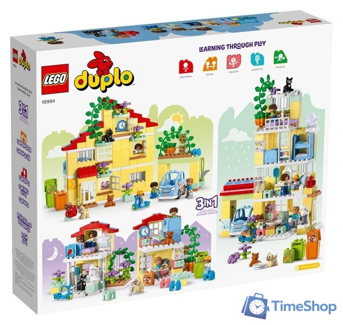 Конструктор LEGO Duplo 10994 Семейный дом 3в1 - Изображение №2 — Интернет-магазин Time-Shop