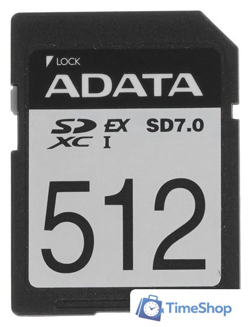 Карта памяти ADATA Premier Extreme SDXC SD 7.0 512GB ASD512GEX3L1-C - Изображение №1 — Интернет-магазин Time-Shop