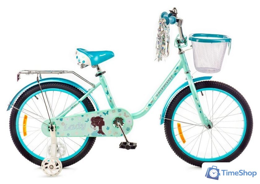 Детский велосипед Favorit Lady 20 LAD-Y20SN (мятный) - Изображение №1 — Интернет-магазин Time-Shop