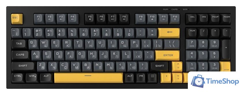 Клавиатура Ritmix RKB-598BL (черный/серый) - Изображение №1 — Интернет-магазин Time-Shop