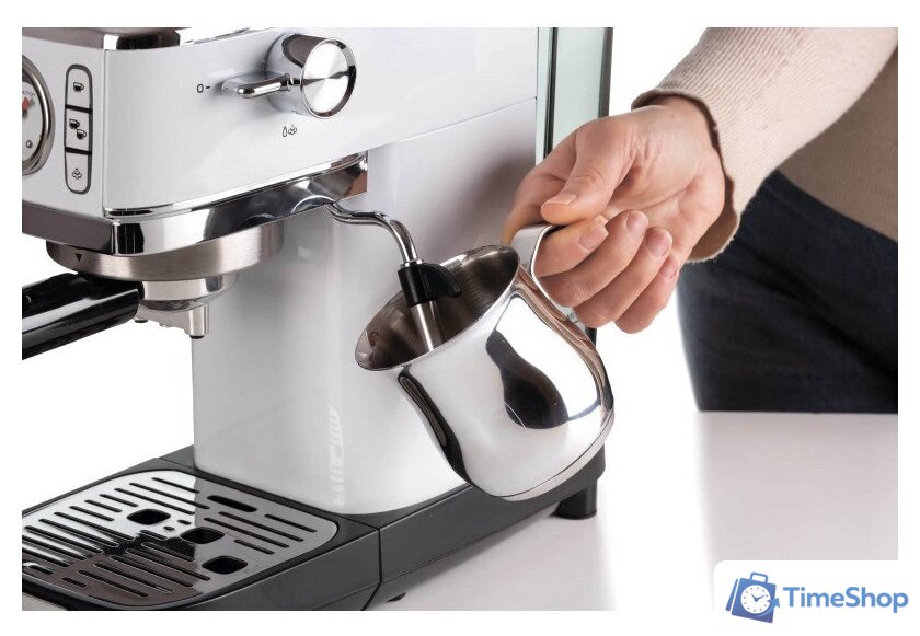 Рожковая кофеварка Ariete Espresso Slim Moderna 1381/14 - Изображение №5 — Интернет-магазин Time-Shop