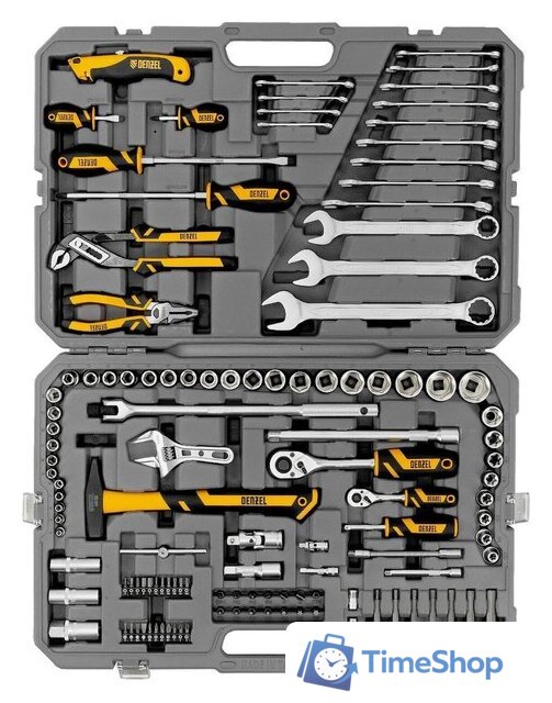 Набор домашнего мастера Denzel 15804 (122 предмета) - Изображение №3 — Интернет-магазин Time-Shop
