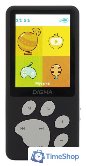 Плеер MP3 Digma S5 8GB - Изображение №1 — Интернет-магазин Time-Shop