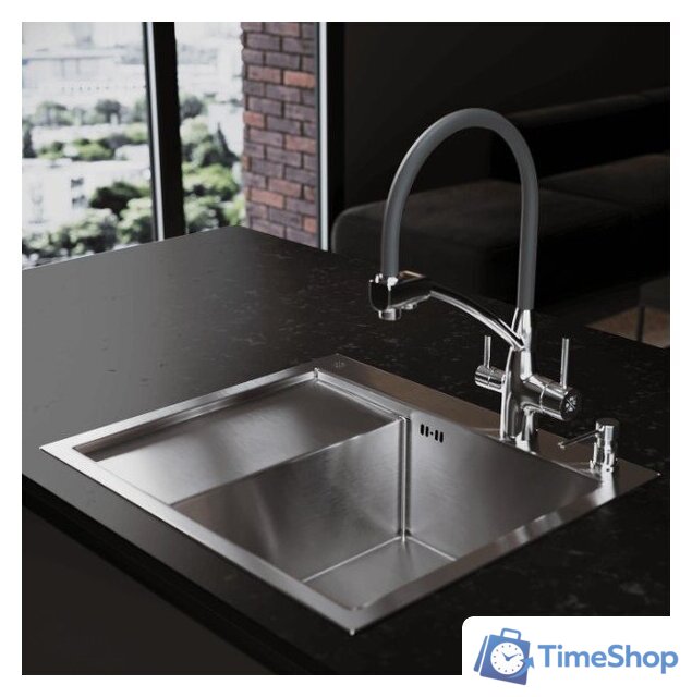 Кухонная мойка РМС MRK-5851R (с дозатором) - Изображение №2 — Интернет-магазин Time-Shop