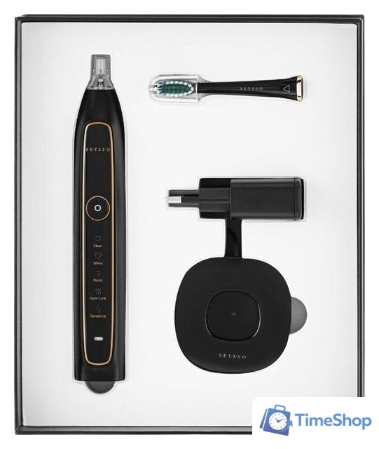 Электрическая зубная щетка Seysso Gold Black SC - Изображение №4 — Интернет-магазин Time-Shop