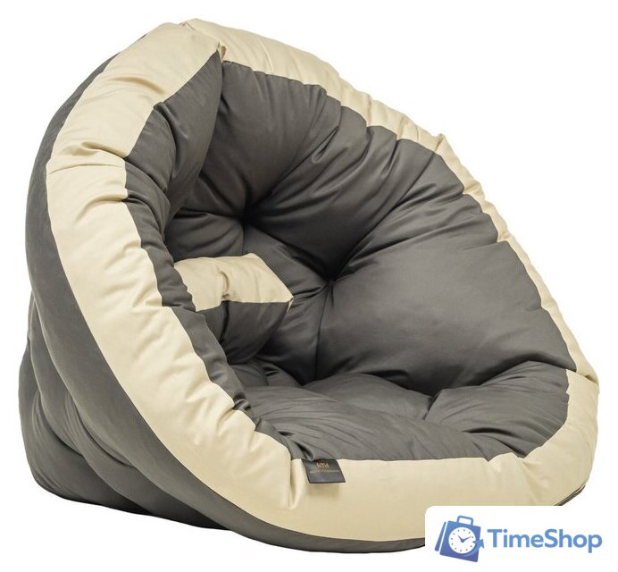 Кресло-мешок Mio Tesoro 4с0012тр (М, серый/бежевый) - Изображение №1 — Интернет-магазин Time-Shop