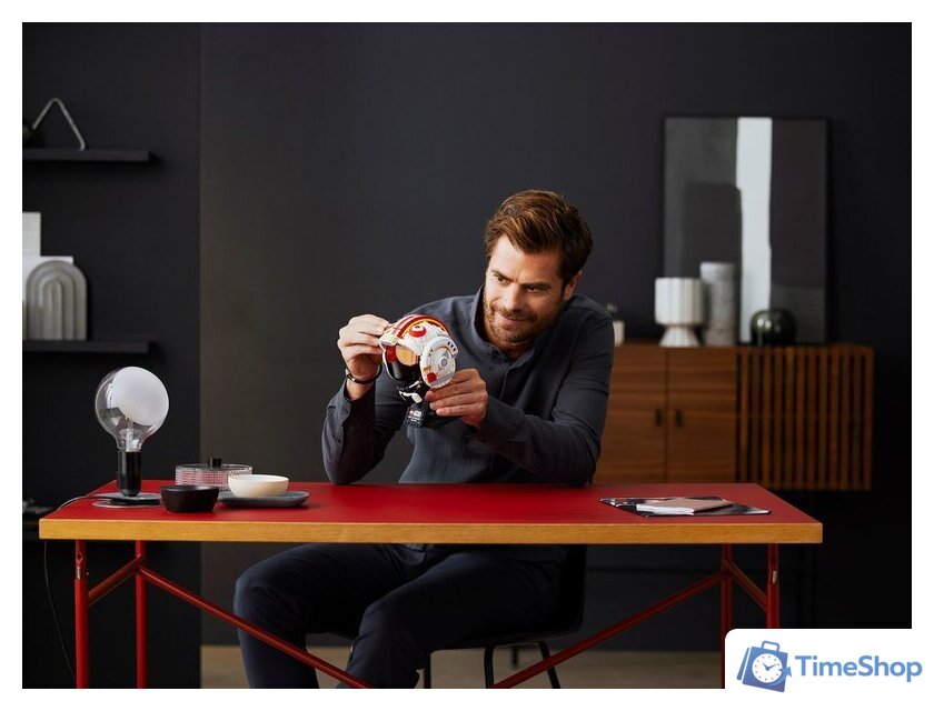 Конструктор LEGO Star Wars 75327 Шлем Люка Скайуокера (Красный-5) - Изображение №8 — Интернет-магазин Time-Shop