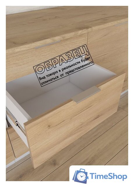 Готовая кухня Интермебель Микс Топ-35 2.0м без столешницы (графит серый/дуб крафт золотой) - Изображение №6 — Интернет-магазин Time-Shop