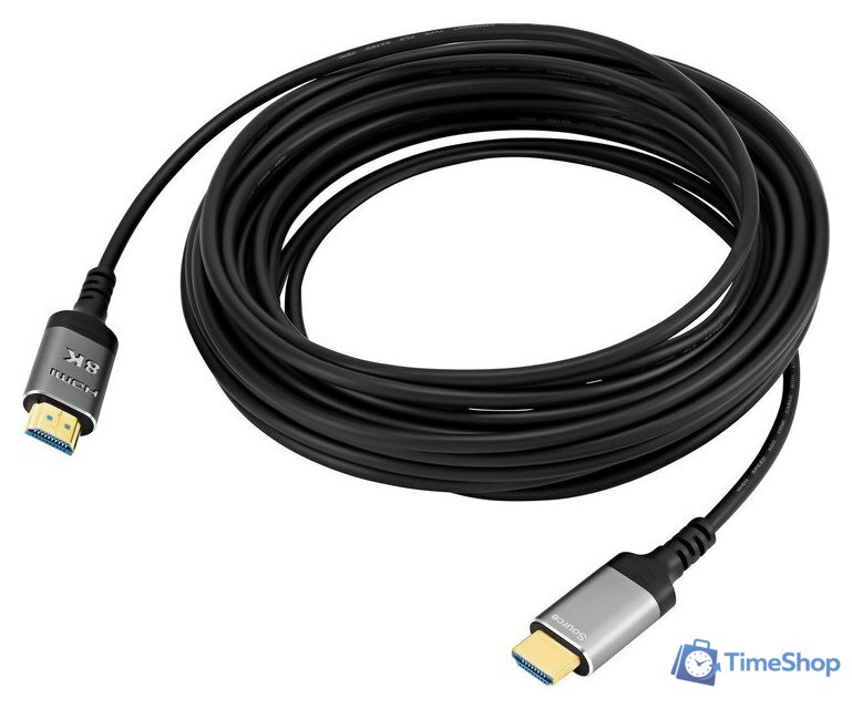 Кабель Digma HDMI 2.1 AOC (50 м, черный) - Изображение №1 — Интернет-магазин Time-Shop