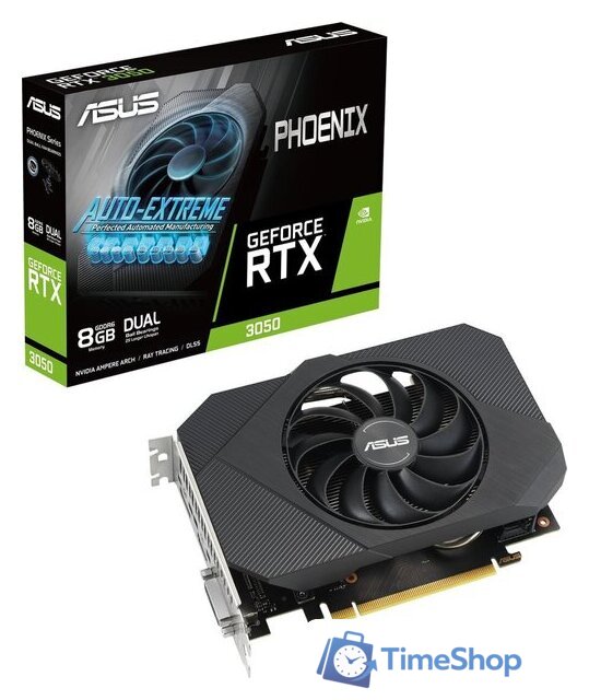 Видеокарта ASUS Phoenix GeForce RTX 3050 V2 8GB GDDR6 PH-RTX3050-8G-V2 - Изображение №10 — Интернет-магазин Time-Shop