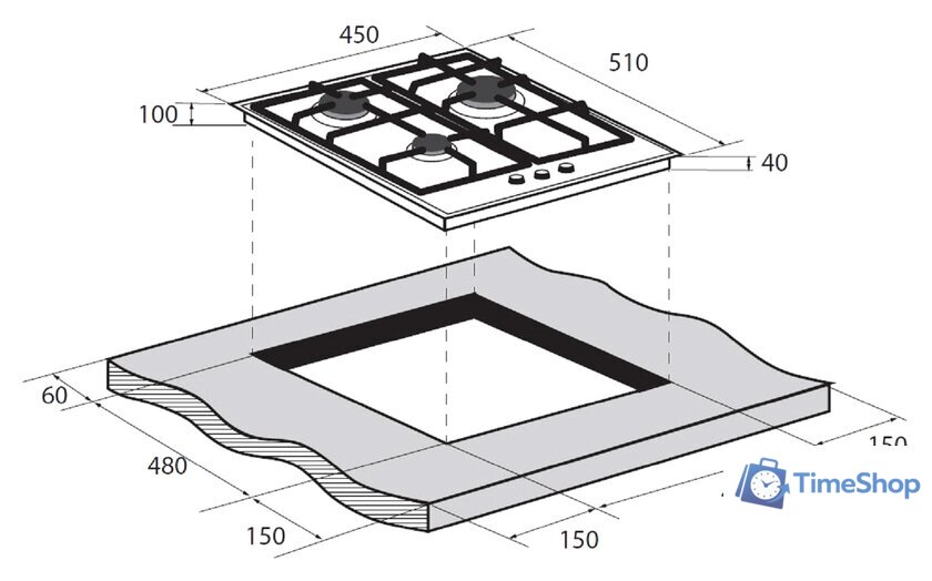 Варочная панель ZUGEL ZGH451W - Изображение №11 — Интернет-магазин Time-Shop