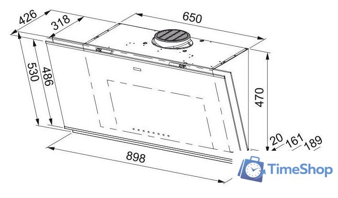 Кухонная вытяжка Franke Mythos FMY PRO 907 FM BK/IX 330.0682.352 - Изображение №8 — Интернет-магазин Time-Shop