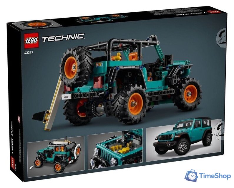 Конструктор LEGO Technic 42227 Внедорожник Jeep Wrangler Rubicon - Изображение №3 — Интернет-магазин Time-Shop