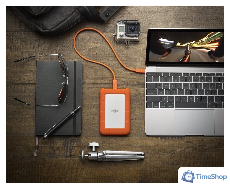 Внешний накопитель LaCie Rugged USB-C 4TB - Изображение №9 — Интернет-магазин Time-Shop