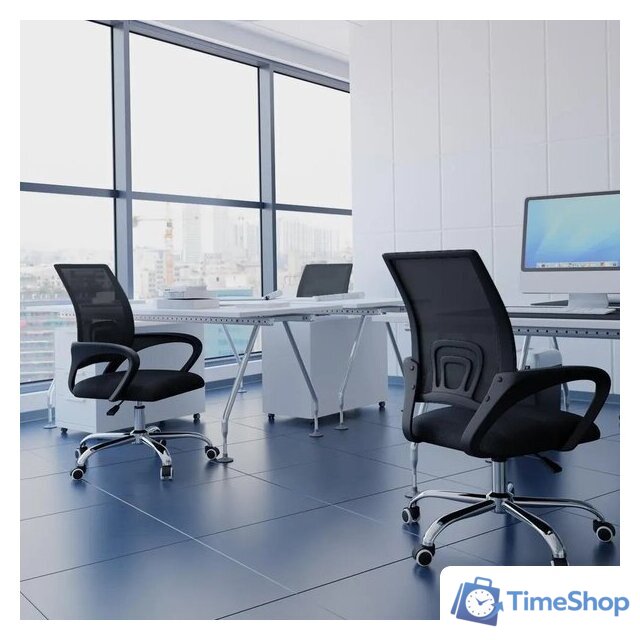 Офисное кресло byRoom Office Staff VC6001-B (черный) - Изображение №8 — Интернет-магазин Time-Shop