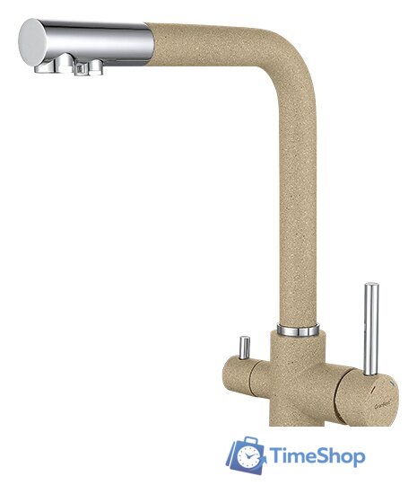 Смеситель GranFest Мрамор 3611 (песочный) - Изображение №1 — Интернет-магазин Time-Shop