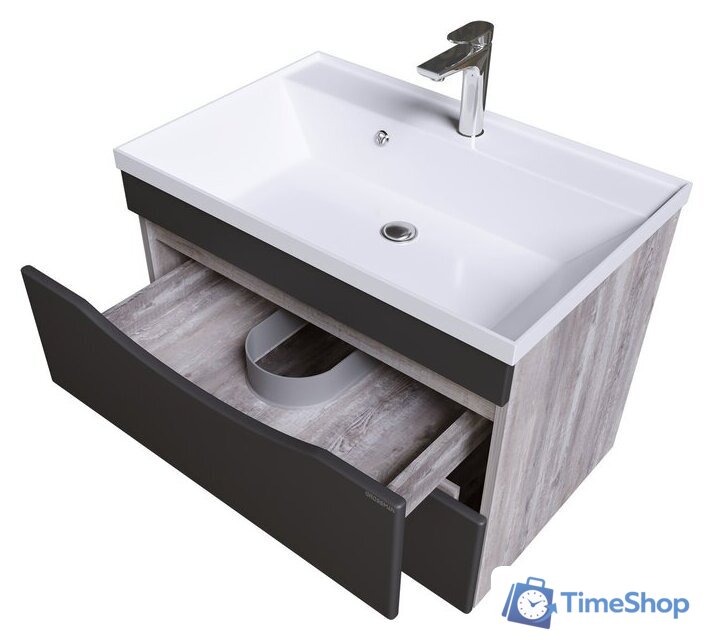  Grossman Тумба под умывальник Талис 80 см (графит) - Изображение №1 — Интернет-магазин Time-Shop