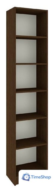 Стеллаж Кортекс-мебель Бинго км.02565 40x202 (венге) - Изображение №1 — Интернет-магазин Time-Shop