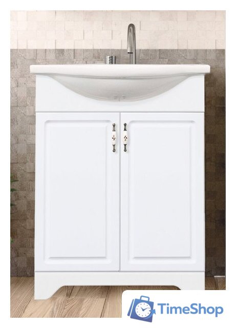  Style Line Тумба под умывальник Олеандр-2 65 (для классической раковины) - Изображение №3 — Интернет-магазин Time-Shop