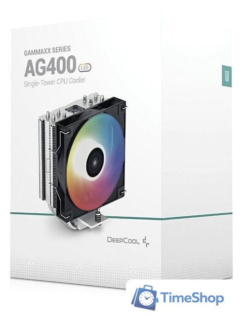 Кулер для процессора DeepCool AG400 LED R-AG400-BKLNMC-G-1 - Изображение №9 — Интернет-магазин Time-Shop
