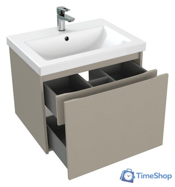  Cersanit Тумба под умывальник Grande 60 Como 60 64309 (бежевый) - Изображение №4 — Интернет-магазин Time-Shop