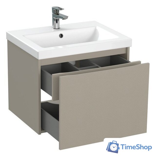  Cersanit Тумба под умывальник Grande 60 Como 60 64309 (бежевый) - Изображение №7 — Интернет-магазин Time-Shop