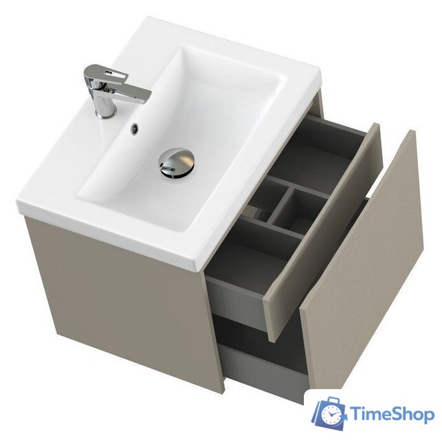  Cersanit Тумба под умывальник Grande 60 Como 60 64309 (бежевый) - Изображение №5 — Интернет-магазин Time-Shop
