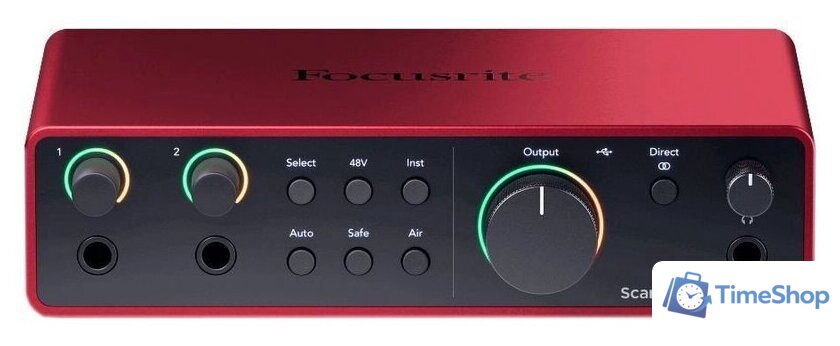 Аудиоинтерфейс Focusrite Scarlett 2i2 (4-е поколение) - Изображение №3 — Интернет-магазин Time-Shop