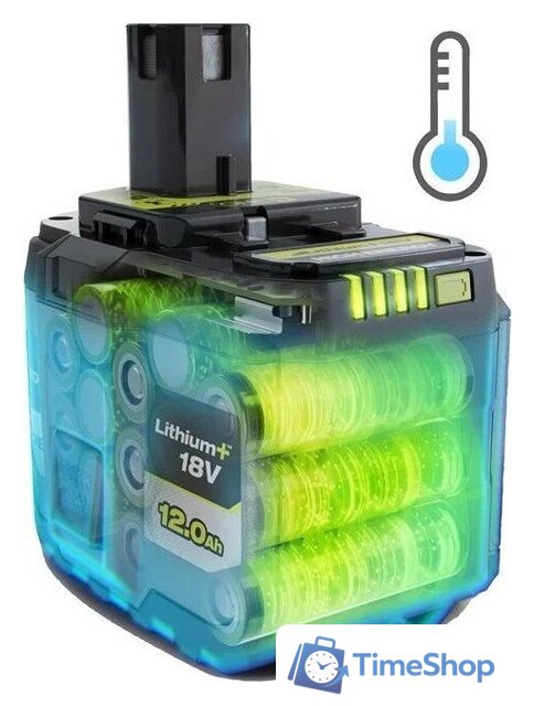 Аккумулятор Ryobi RB18120T 5133006265 (18В/12 Ah) - Изображение №2 — Интернет-магазин Time-Shop