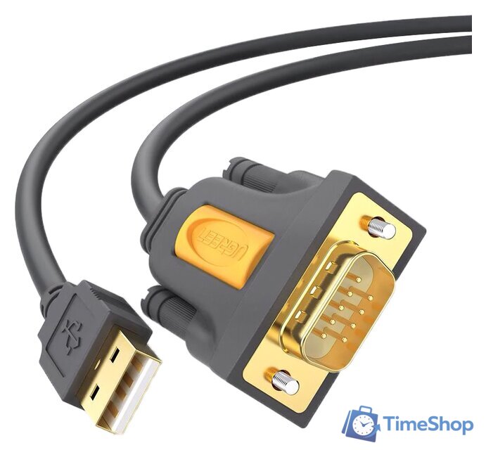 Кабель Ugreen CR104 20210 USB-А 2.0 - DB9 RS-232 (1 м) - Изображение №1 — Интернет-магазин Time-Shop
