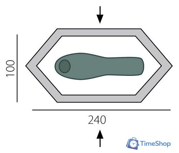 Треккинговая палатка BTrace Bike Base - Изображение №2 — Интернет-магазин Time-Shop