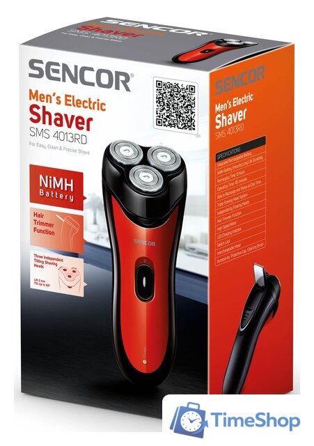 Электробритва Sencor SMS 4013RD - Изображение №3 — Интернет-магазин Time-Shop