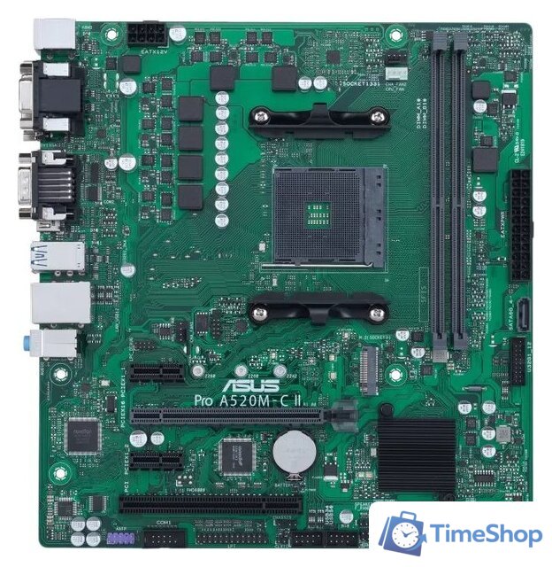 Материнская плата ASUS Pro A520M-C II/CSM - Изображение №1 — Интернет-магазин Time-Shop
