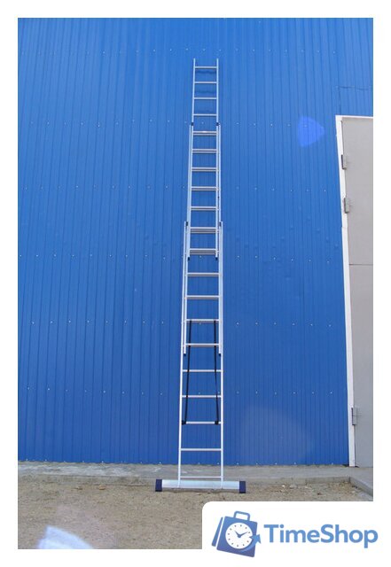 Лестница-стремянка Алюмет трехсекционная универсальная 5308 3x8 - Изображение №8 — Интернет-магазин Time-Shop