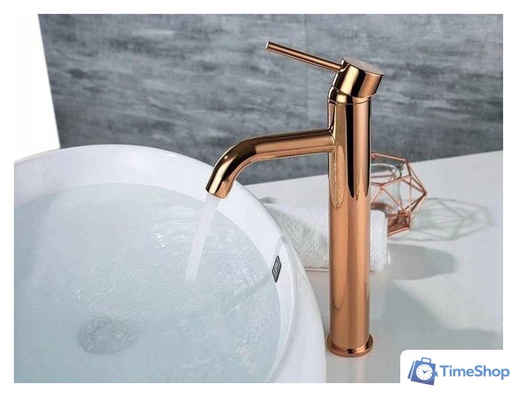 Смеситель Rea Lungo REA-B6321 (розовое золото) - Изображение №3 — Интернет-магазин Time-Shop