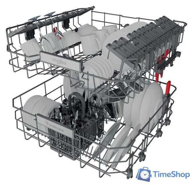 Встраиваемая посудомоечная машина Whirlpool WIP 4T133 PE S - Изображение №3 — Интернет-магазин Time-Shop