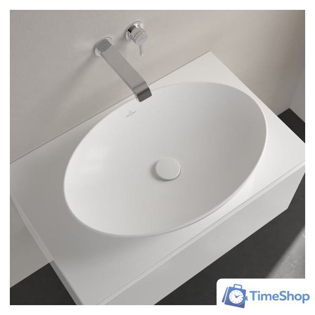 Умывальник Villeroy & Boch Loop&Friends 4A4801RW - Изображение №4 — Интернет-магазин Time-Shop