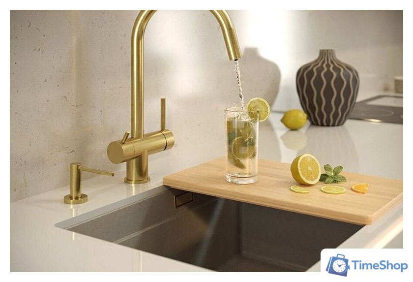 Кухонная мойка Quadron HQJ6045U8PVDG1U - Изображение №4 — Интернет-магазин Time-Shop