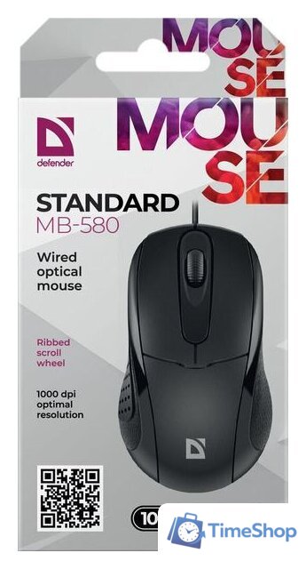 Мышь Defender Standard MB-580 - Изображение №3 — Интернет-магазин Time-Shop