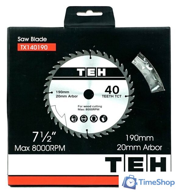 Дисковая (циркулярная) пила TEH LCS190 (без АКБ) - Изображение №10 — Интернет-магазин Time-Shop