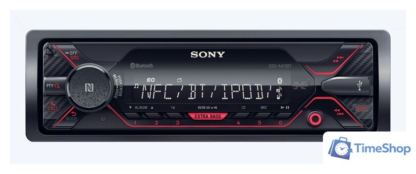 USB-магнитола Sony DSX-A410BT - Изображение №1 — Интернет-магазин Time-Shop