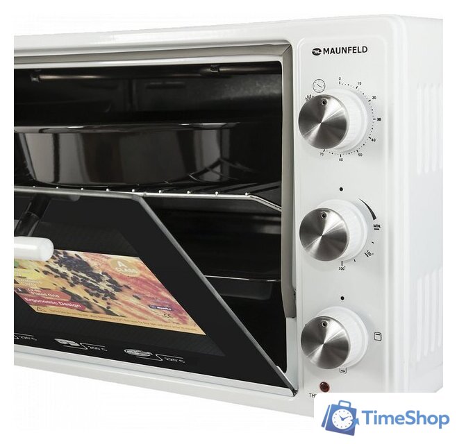 Мини-печь MAUNFELD CEMOB.363.W - Изображение №3 — Интернет-магазин Time-Shop