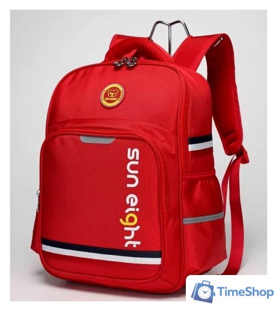 Школьный рюкзак Sun Eight SE-2889 (красный) - Изображение №3 — Интернет-магазин Time-Shop