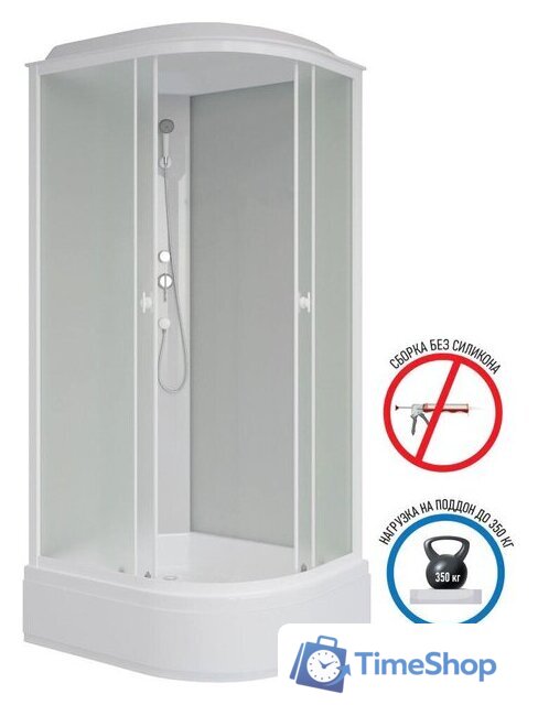 Душевая кабина Niagara Promo P110/80/26L/MT 110x80x215 - Изображение №4 — Интернет-магазин Time-Shop