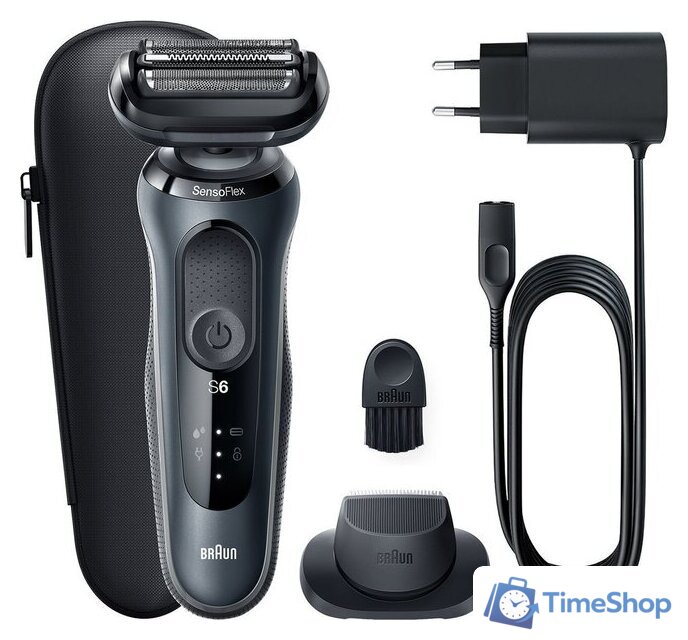 Электробритва Braun Series 6 61-N1200s Wet & Dry - Изображение №1 — Интернет-магазин Time-Shop