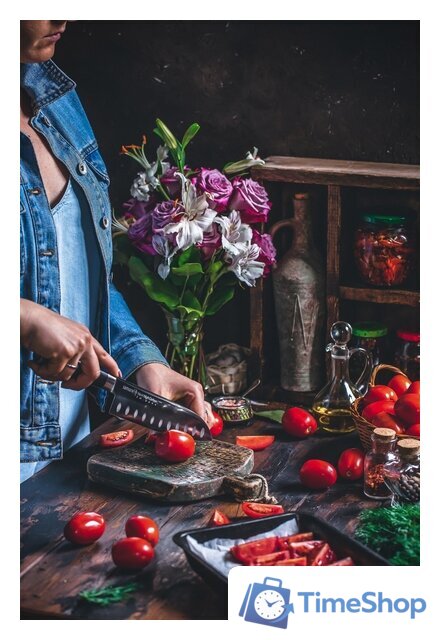 Кухонный нож Samura Mo-V SM-0094 - Изображение №7 — Интернет-магазин Time-Shop