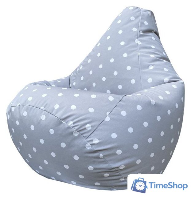 Кресло-мешок Flagman Груша Мега Г3.7-27 (горошек) - Изображение №1 — Интернет-магазин Time-Shop