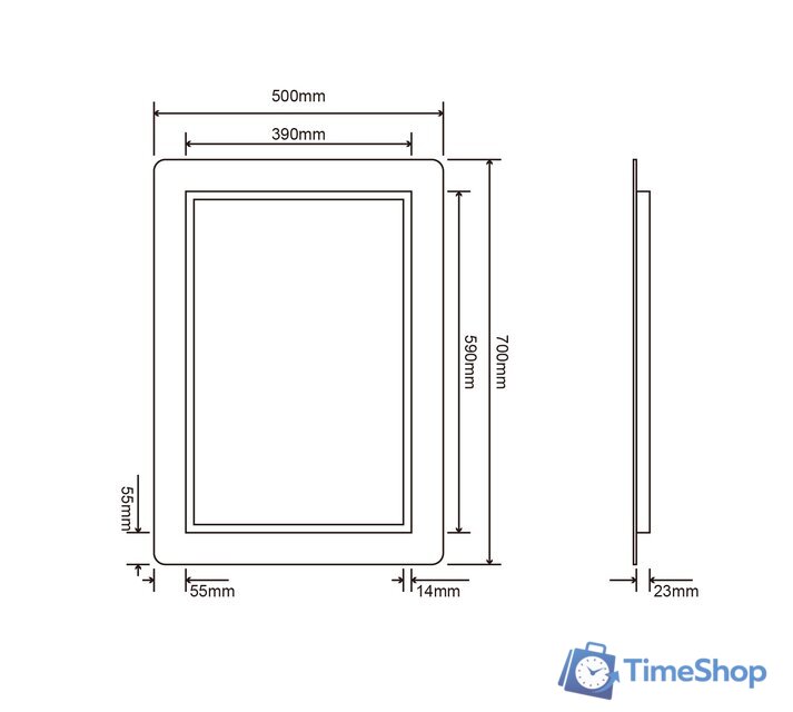  Roxen Зеркало Irida 510185-50 50х70 - Изображение №10 — Интернет-магазин Time-Shop